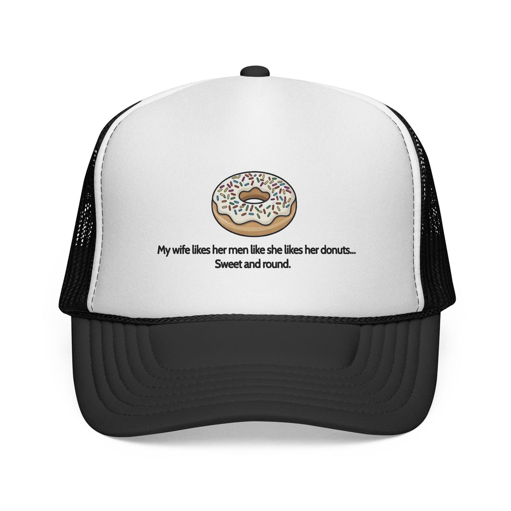 Donut “Sweet & Round” Joke Trucker Cap – HUMORWEAR ETC.