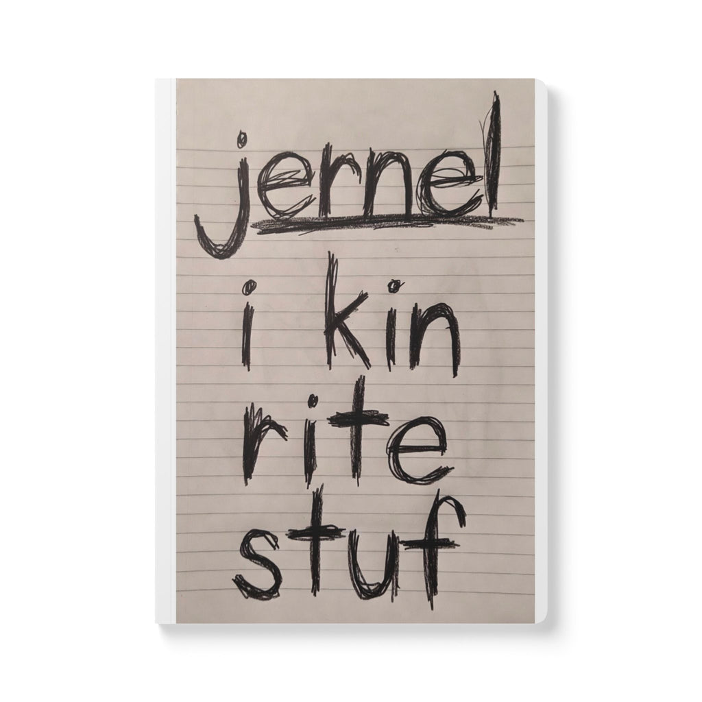 Softcover Journal/Lined Notebook — I KIN RITE STUF