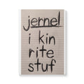 Softcover Journal/Lined Notebook — I KIN RITE STUF