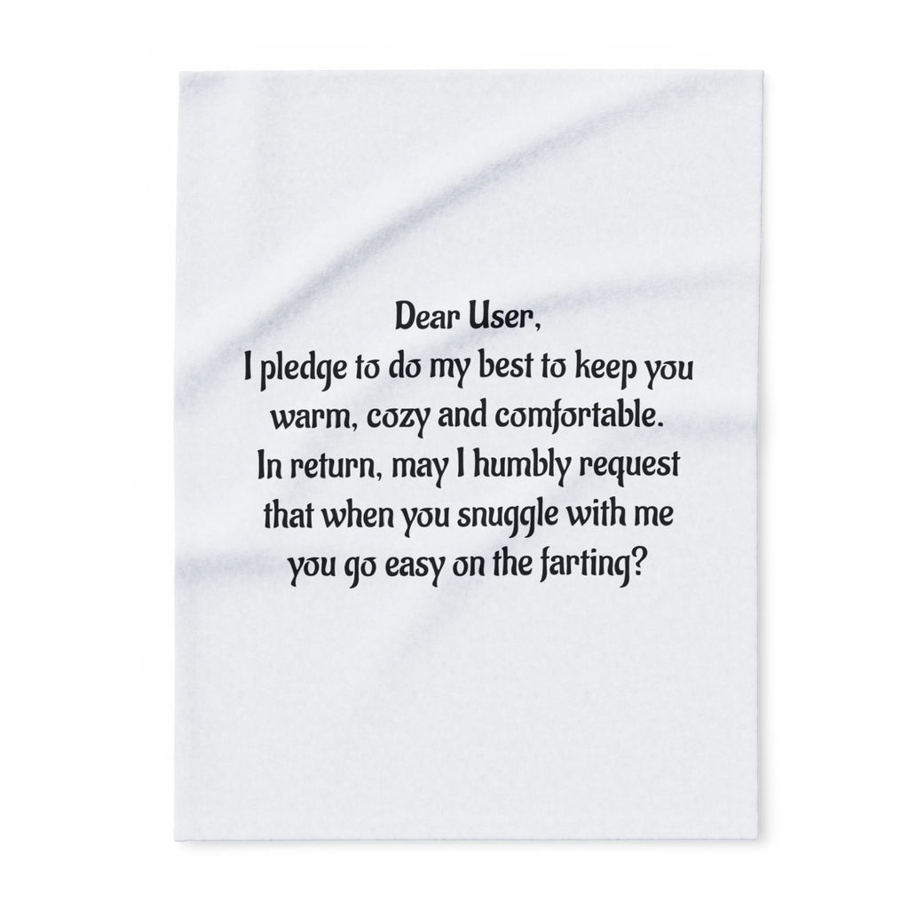 Don’t Fart Cozy Fleece Blanket — JK HOME DECOR