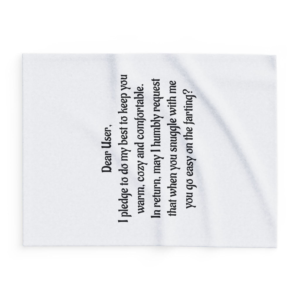 Don’t Fart Cozy Fleece Blanket — JK HOME DECOR