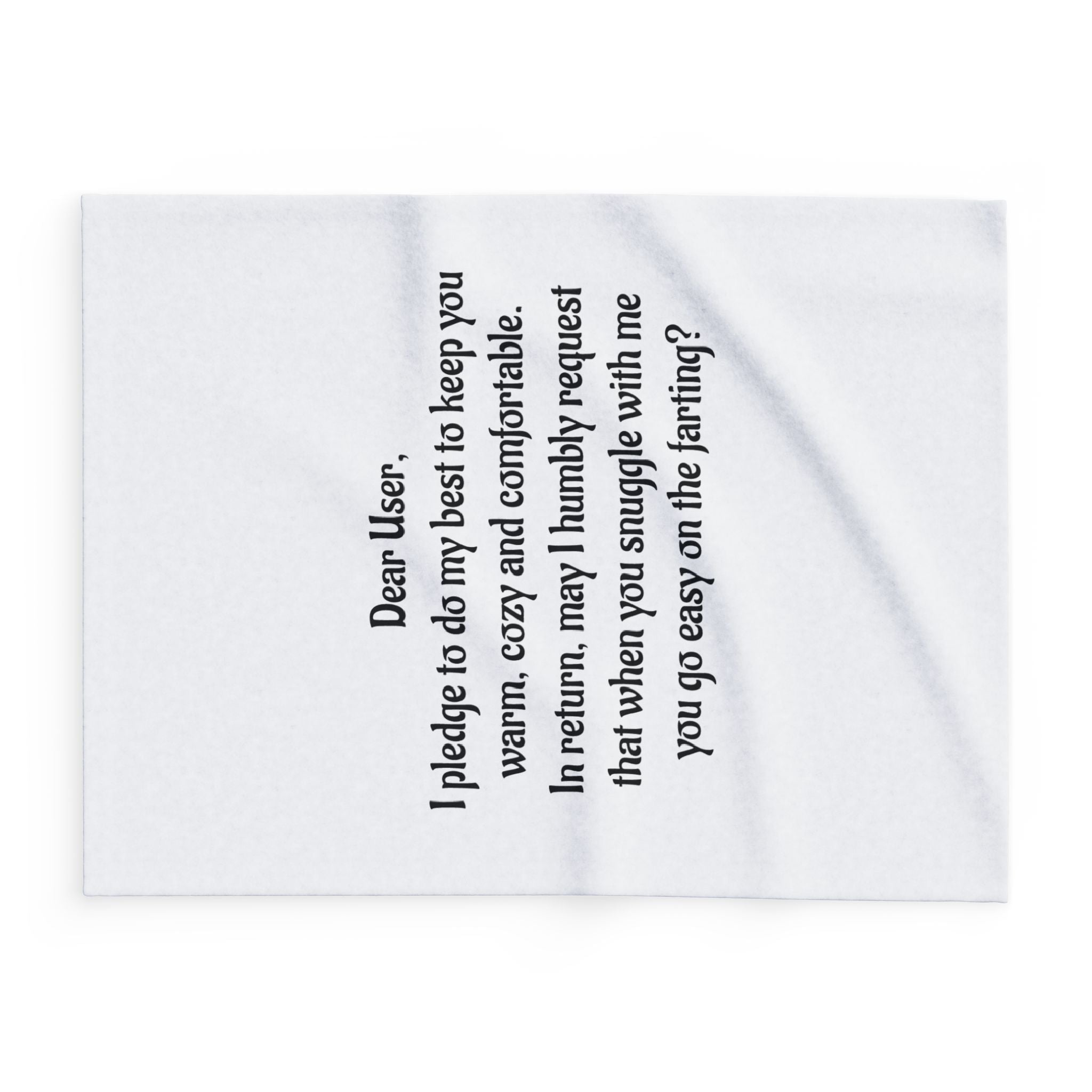 Don’t Fart Cozy Fleece Blanket — JK HOME DECOR