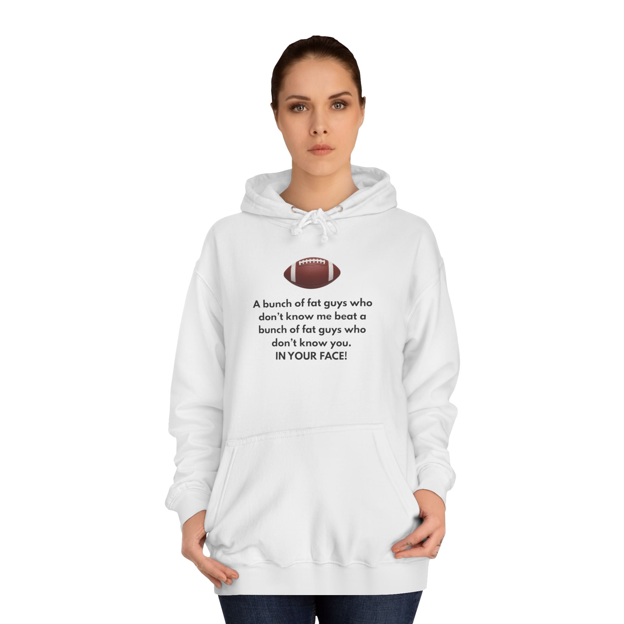 Football Fat Guys Hoodie - HUMORWEAR ETC.
