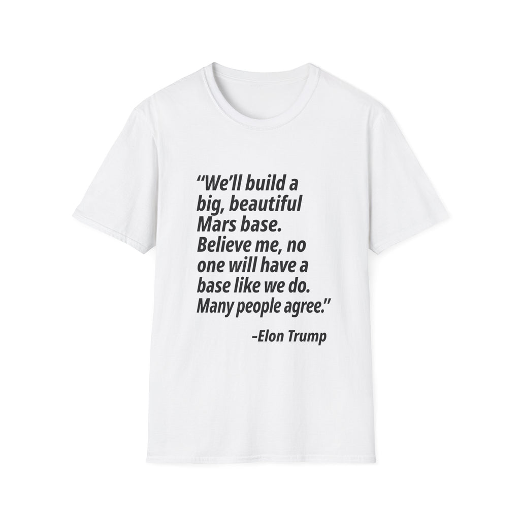 Elon Trump Joke Unisex Softstyle T-Shirt HUMORWEAR ETC.