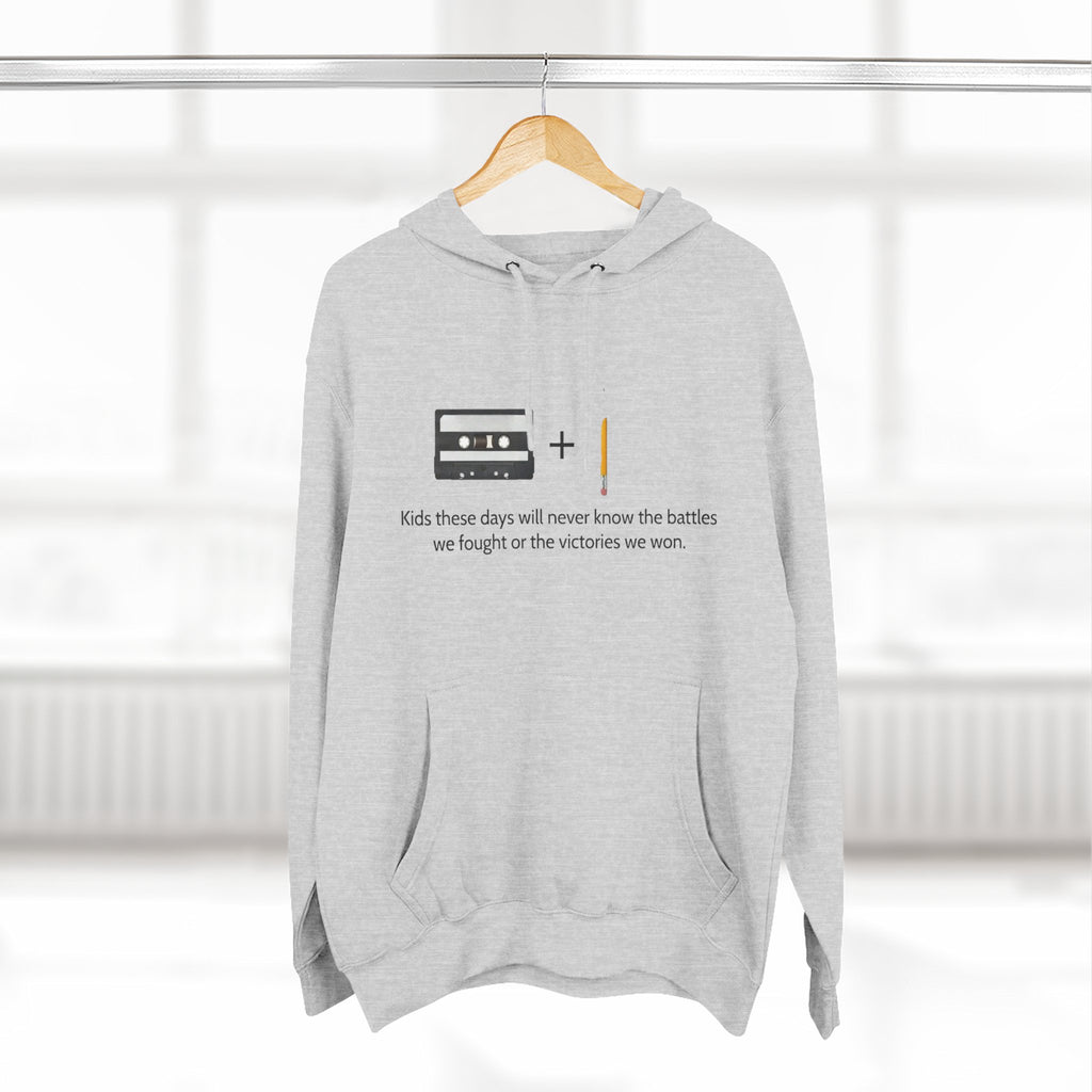 Cassette & Pencil Hoodie – HUMORWEAR ETC.