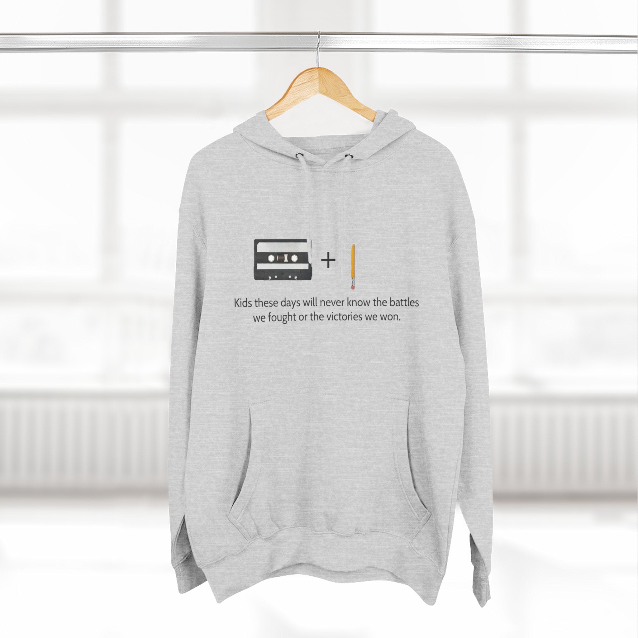 Cassette & Pencil Hoodie – HUMORWEAR ETC.
